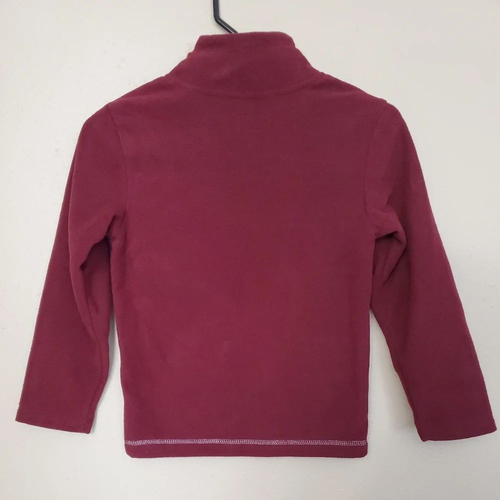 Childrens Place Small Size 5 Size 6 Maroon Navy Blue Gray Fleece Sweatshirt Boys